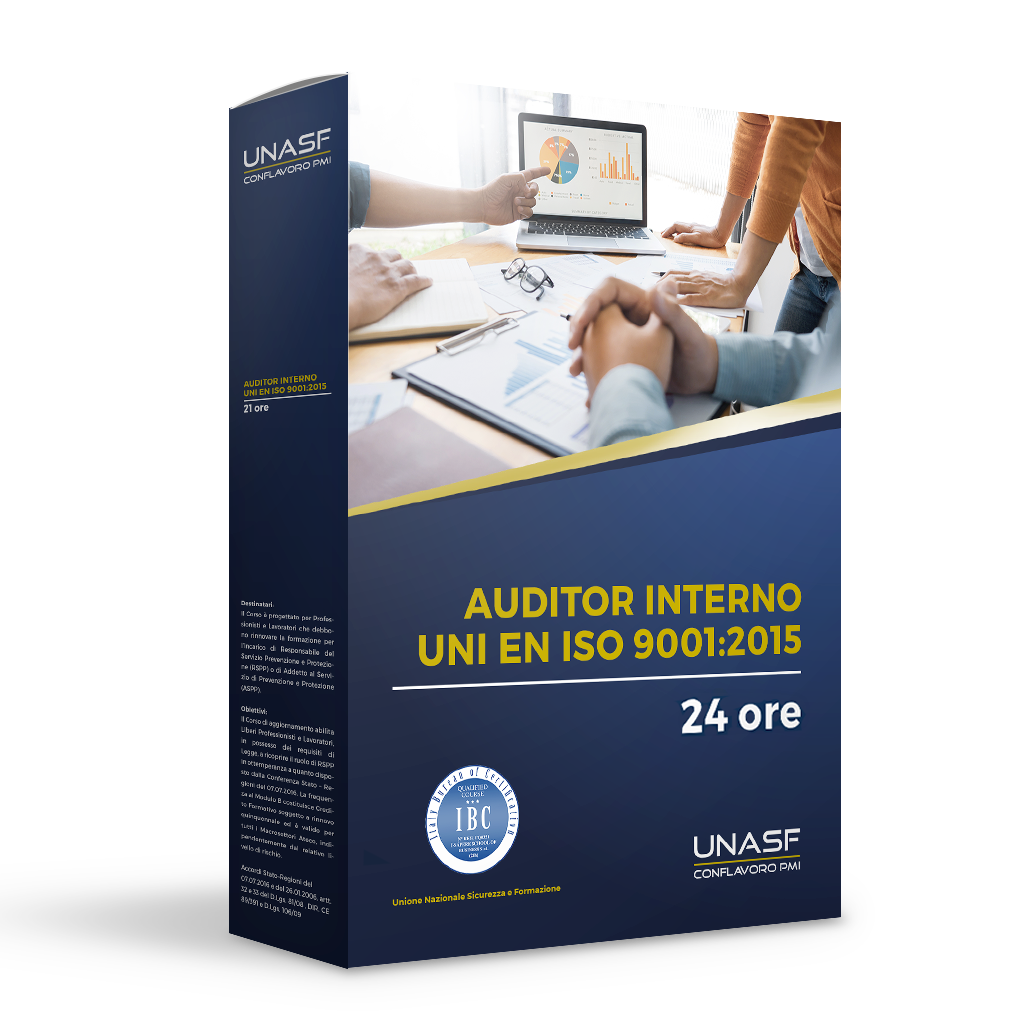 Auditor Interno UNI EN ISO 9001:2015 7 Auditor Interno UNI EN ISO 9001:2015
