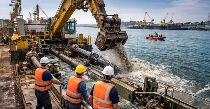 Gli infortuni lavorativi nelle attività di dragaggio e le misure di prevenzione