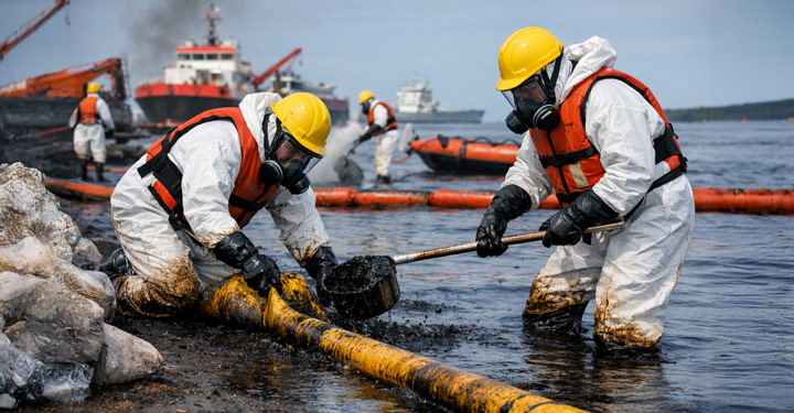 Sicurezza nei soccorsi per sversamenti di petrolio