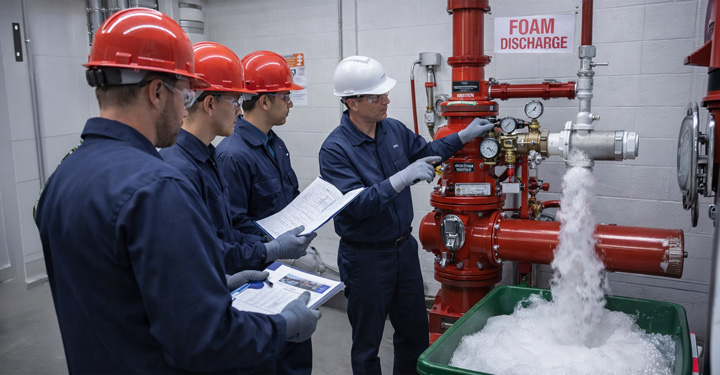 Formazione tecnici manutentori sistemi a schiuma