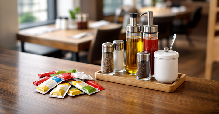 Bustine monodose vietate nella ristorazione: le nuove regole