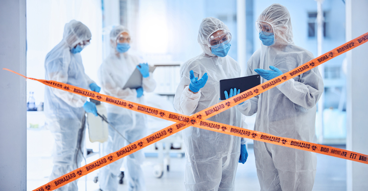 Rischio biologico: batteri più visibili in azienda