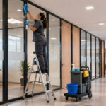 Pulizie in sicurezza: cadute e rischio elettrico da evitare