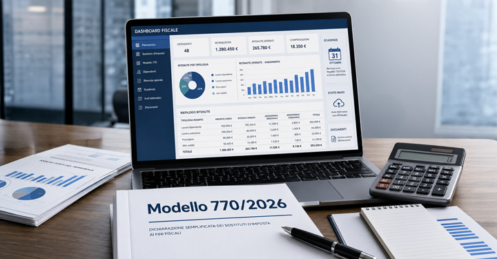 Modello 770/2026: novità fiscali per imprese e sostituti PMI 55 Modello 770/2026: novità fiscali per imprese e sostituti PMI